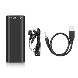 Digital Voice Recorder 32GB - Noise Reduction Audio Recorder with Playback, USB-C Transfer, 50H Battery for Lecture, Meeting, Interview, Dictation (32G)