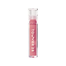 Tower 28 Tower 28 ShineOn Milky Lip Jelly, PISTACHIO, Non-Sticky, Hydrating Vegan Lip Gloss in Milky Nude Pink, Moisturizing Apricot and Raspberry Seed Oil, Clean, Cruelty Free