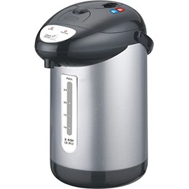 Classic Kitchen CK221BC 2.5QT (2.2L) Electric Kettle/Hot Water Pump Pot, Stainless Steel Interior, TRAVEL SIZE Edition