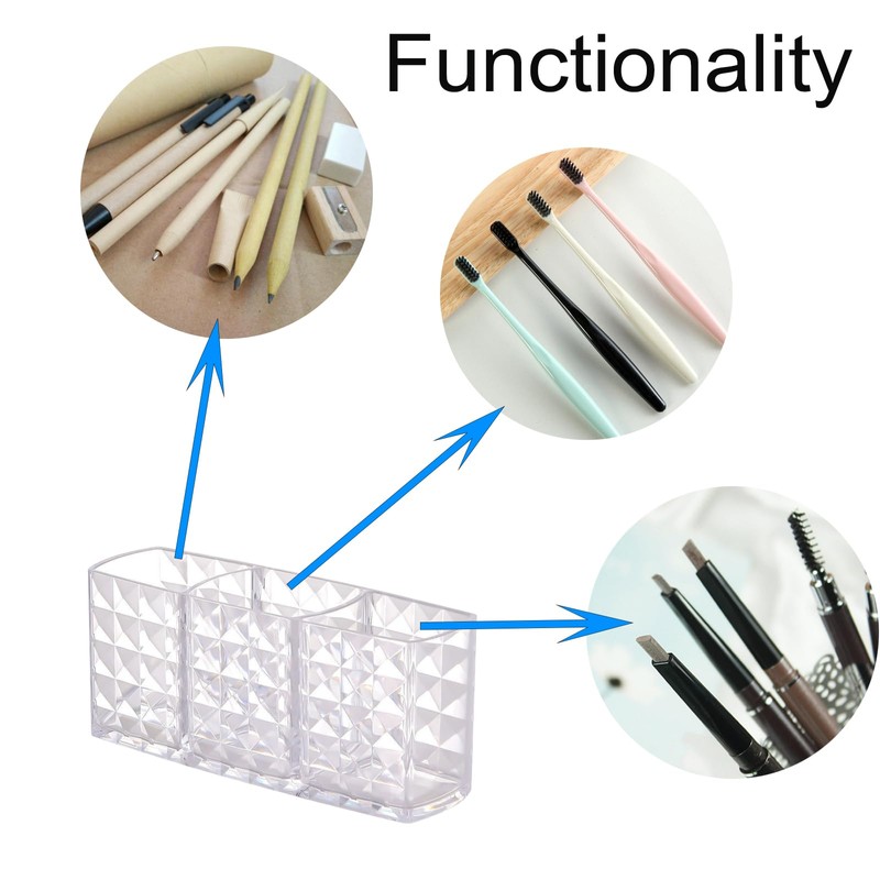 SUpoetry Makeup Brush Holder, Make Up Organiser, Cosmetic Organiser, Ideal