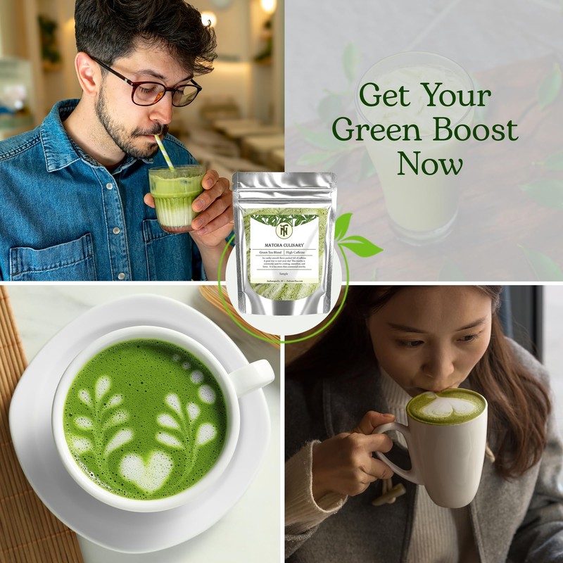 Nelson's Tea Organic Matcha Powder – Premium Culinary Grade Green