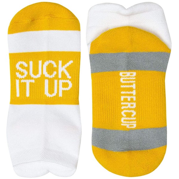 Inspirational Athletic Running Socks | Women's Woven Low Cut | Inspirational Slogans | Over 25 Styles