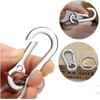 Keychain Clip Key Ring, Metal Carabiner Clips Keyring Keychains Chain