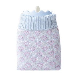 Cute Hot Water Bottle Soft Fleece Plush Transparent PVC Heating Hand Warmer Bag 05#