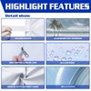 FANPAT 3Pcs Clear Canopy Sidewalls for 10x10 Pop Up Tent,