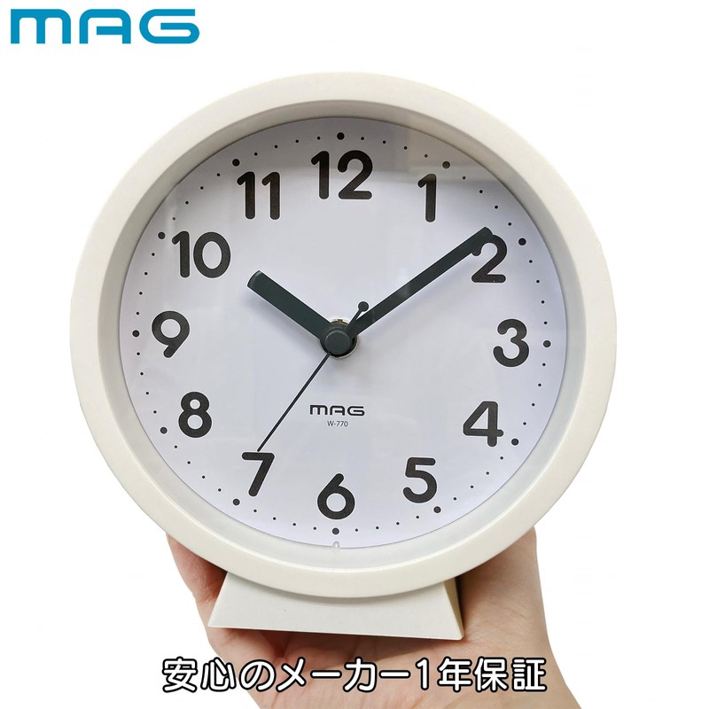 MAG AW-770 WH-Z Noah Precision Small Small Wall Clock, Wall