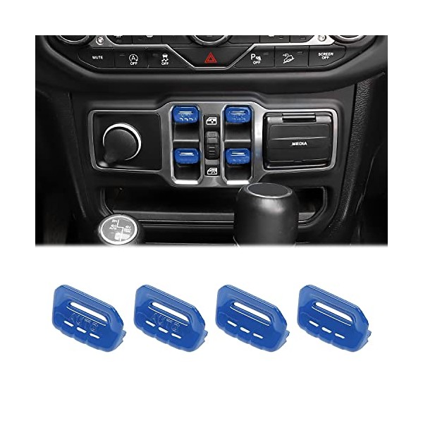 CheroCar CheroCar for Jeep JL Window Switch Button Cover Trim
