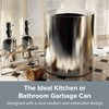 Modern Polished Stainless Steel Design Garbage Can - 12L I