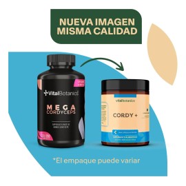 🍄⚡ Mega Cordyceps | 200 Cáps | VitalBotanics | Energía, Rendimiento & Resistencia