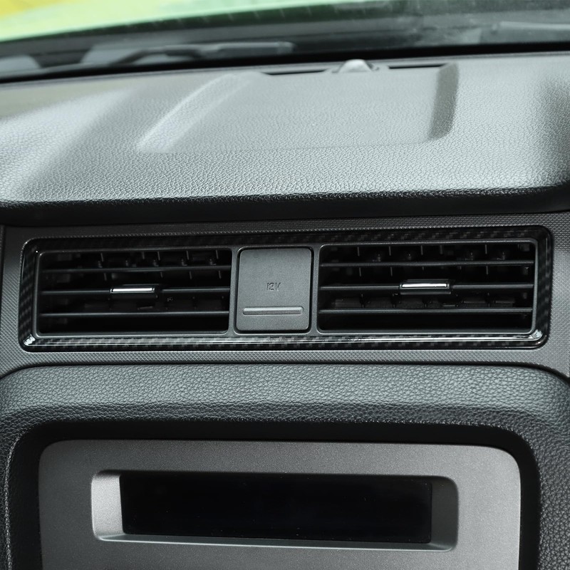 JeCar 3pcs for Mustang Carbon Fiber Interior Trim Kit for
