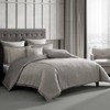 Riverbrook Home Kendall Comforter Set, Queen, Silver/Gray, 7 Piece Set