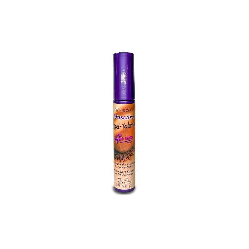 Máscara de pestañas profesional Maxi Volume Thickness Formula (sin silicona):