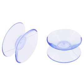 Jiozermi 30 PCS Double Sided Suction Cups Without Hooks Sucker Pads for Glass Plastic 30mm/1.18 Inch