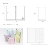 A6/ A5 6-Holes Colorful PP Cover Round Ring Binder Personal