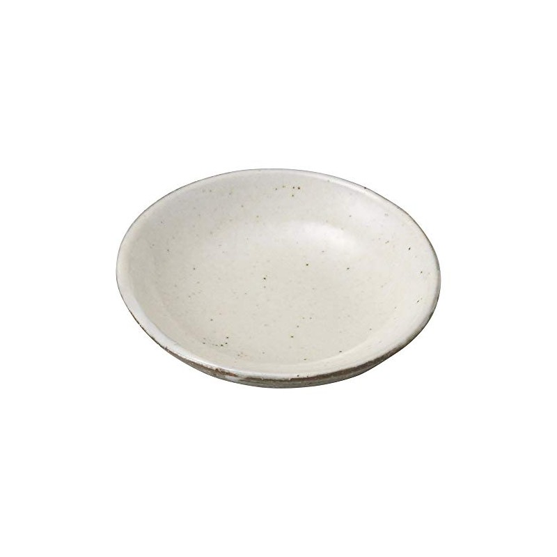 Marui Pottery MR-3-3434 Shigaraki Ware Hephimon Plate, 3.5 inches (9
