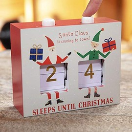 Christmas Calendar Countdown Sleeps Till Christmas