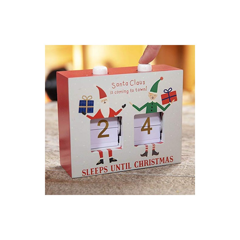 Christmas Calendar Countdown Sleeps Till Christmas