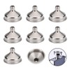 Hip Flask Funnel 8mm 8 Pack for Wine Pot Water