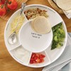 Mud Pie Taco bar Condiment Serving Platter, White