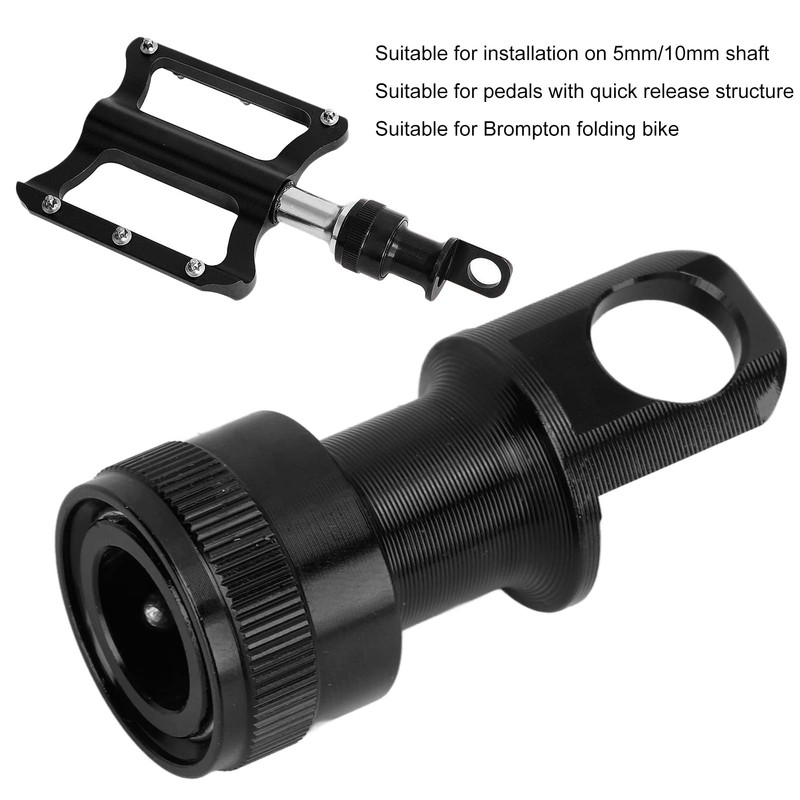 Bike Pedal Extenders for Brompton Folding Bike Portable Frame Mounting
