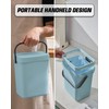 MONGTINGLU 1.3 Gallon Small Trash Can with Lid - Countertop