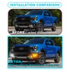 2Pcs 55W Led Fog Lights DRL For 2022-2025 2026 Ford