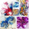 13 Pcs Acrylic Paint Strainers,Plastic Flower Strainers Silicone Pouring Drain