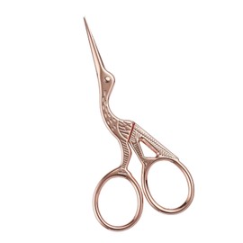 BLOOPIC Scissors Crane Thread Cutter Pointed Embroidery and Sewing Tool Vintage Style Multi-functional Portable Embroidery Sewing Makeup and Other Occasions Handmade Shears with Elegant and Practical