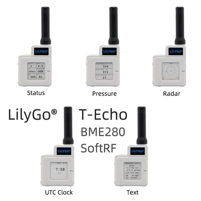 LILYGO T-Echo Meshtastic LoRa SX1262 Wireless Module 915MHz TTGO Development