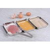 GRÄWE Breading Set, 4 Pieces, 3 x Stainless Steel Bowls