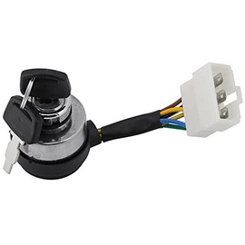 IInterruptor de encendido con tecla, 6 cables de inicio de encendido Interruptor de llave para 2.5-6.5kW 188F Gas de gas