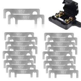 Blade Fuses Car, Pack of 20 Car Fuses 80 A Strip Fuses Standard Car Fuses Blade Fuse Maximum Voltage up to 32 V for Car Caravan