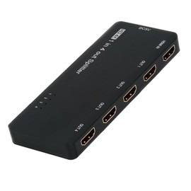 CY HUB HDMI-Splitter 4K 60 Hz Ultra-HD-Konverter Kompatibel 2.0-Switch 1-IN-4-OUT 18 Gbit/s UHD-Hub-Unterstützung HDCP SST Extended