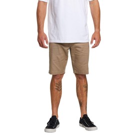 Volcom Men's Modern Fit 21" Chino Short, Khaki-New, 34