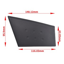 YUCKMZ Car Interior Handle Bracket Black Left Door Armrest Base Compatible with BYD F0 2008-2014 Citroën C1 Toyota Aygo Peugeot 107 2005-2009 74642-0H010 Driver Inner Door Cover