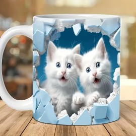 Wholesale 11 oz White Ceramic Mugs for Sublimation, Coffee Cups, Tazas Para Sublimar, Blank Mugs for Sublimation Printingcapacity: 11 oz, color: Blue