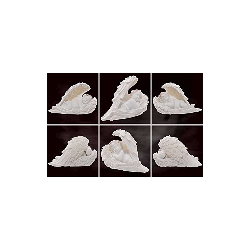 Decorative Angel "Sweet Dreaming Angels", Set of 2 Sleeping Miniature
