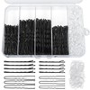 Set di 460 forcine e elastici per capelli, 220 spilli