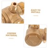 ULTECHNOVO Air Valve Copper Check Valve for Air Compressors Backflow