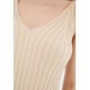 DASTI Nude Long with Sleeves Bodycon Dress for Women Knit