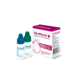 VetMate Glucose Control Solutions for use with VetMate Dogs & Cats Blood Glucose Monitor