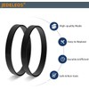 JEDELEOS Replacement Style U Belts for Eureka Airspeed, Sanitaire and