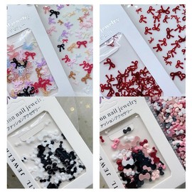 Knot ribbon parts mix, knot ribbon, round ribbon, nail parts / 매듭리본파츠 믹스 매듭리본 둥근리본 네일파츠