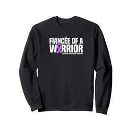 Fiancee of a Warrior Pulmonary Hypertension Awareness Sweatshirt