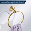 Leyden Towel Ring Antique Brass Hand Towel Holder Bathroom Accessories