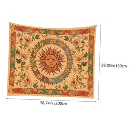 Levemolo Sun Moon Tapestry Wall Hanging Bohemian Style Home Decoration for Indoor Spaces Artistic Atmosphere for Background Decor