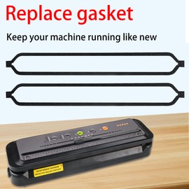 ziHenryDa 4 Pack Foam Replacement Gaskets for MegaWise Vacuum Sealer, Foam Gasket for MegaWise Food Sealer +Teflon Tape/PTFE Tape 33 Feet，Easy to Install