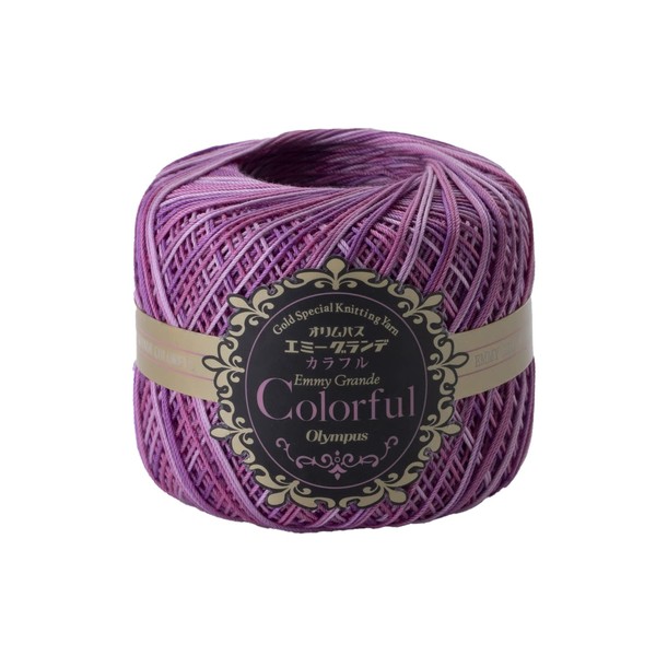 Olympus EMMYC-C3 Colorful Lace Yarn, Fine Line, Col.C3, Purple, 0.9