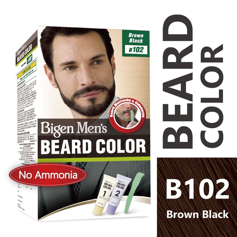 Hoyu Co. Bigen Men's Beard Colour Brown Black B102