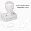 Eyelash Stamp, Cleverly Designed for Upper and Lower Lashes, Safe